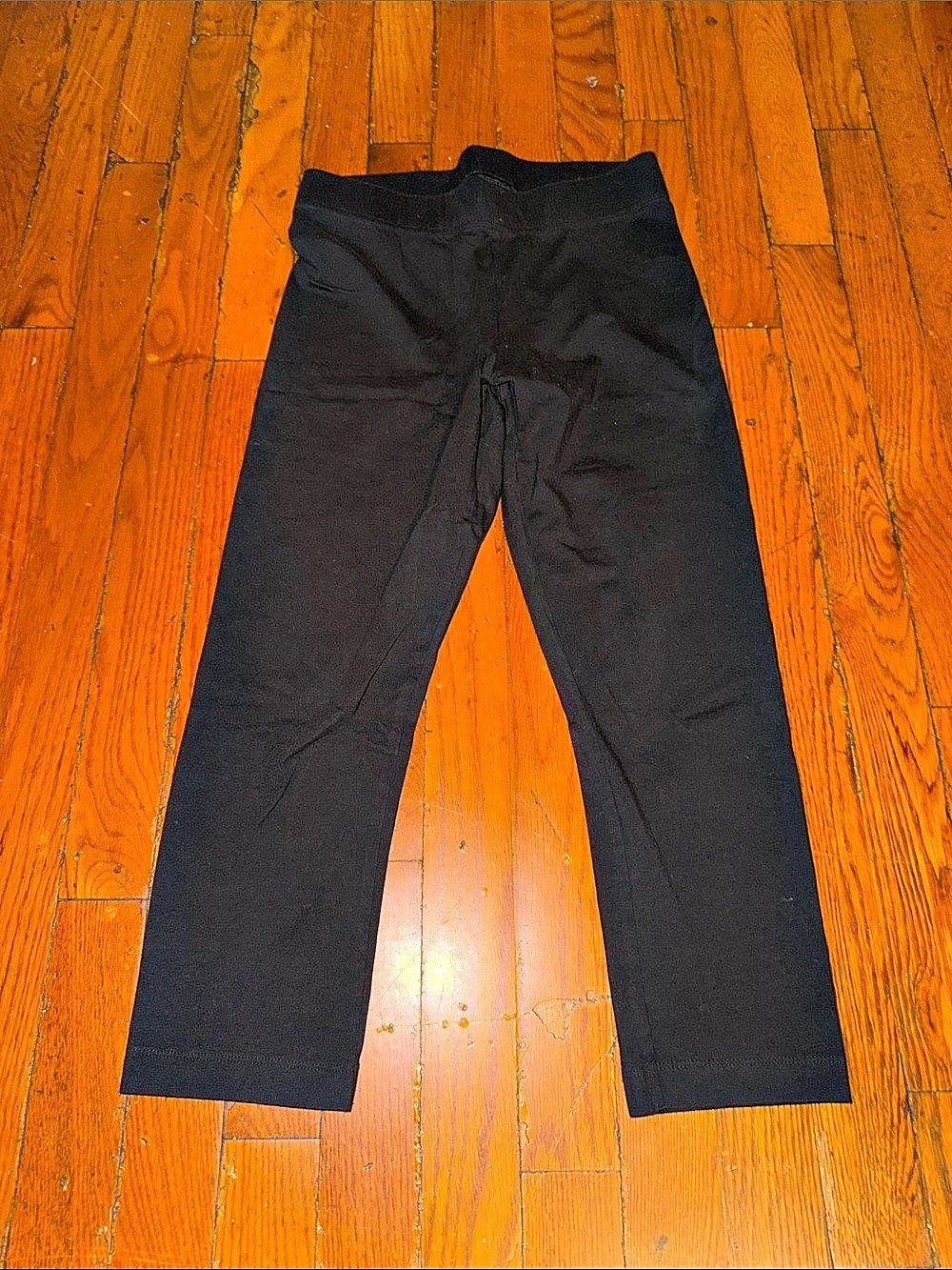 Old Navy Cotton Spandex Capri Leggings Black